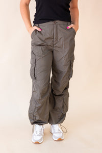 T Parachute Long Cargo Pants