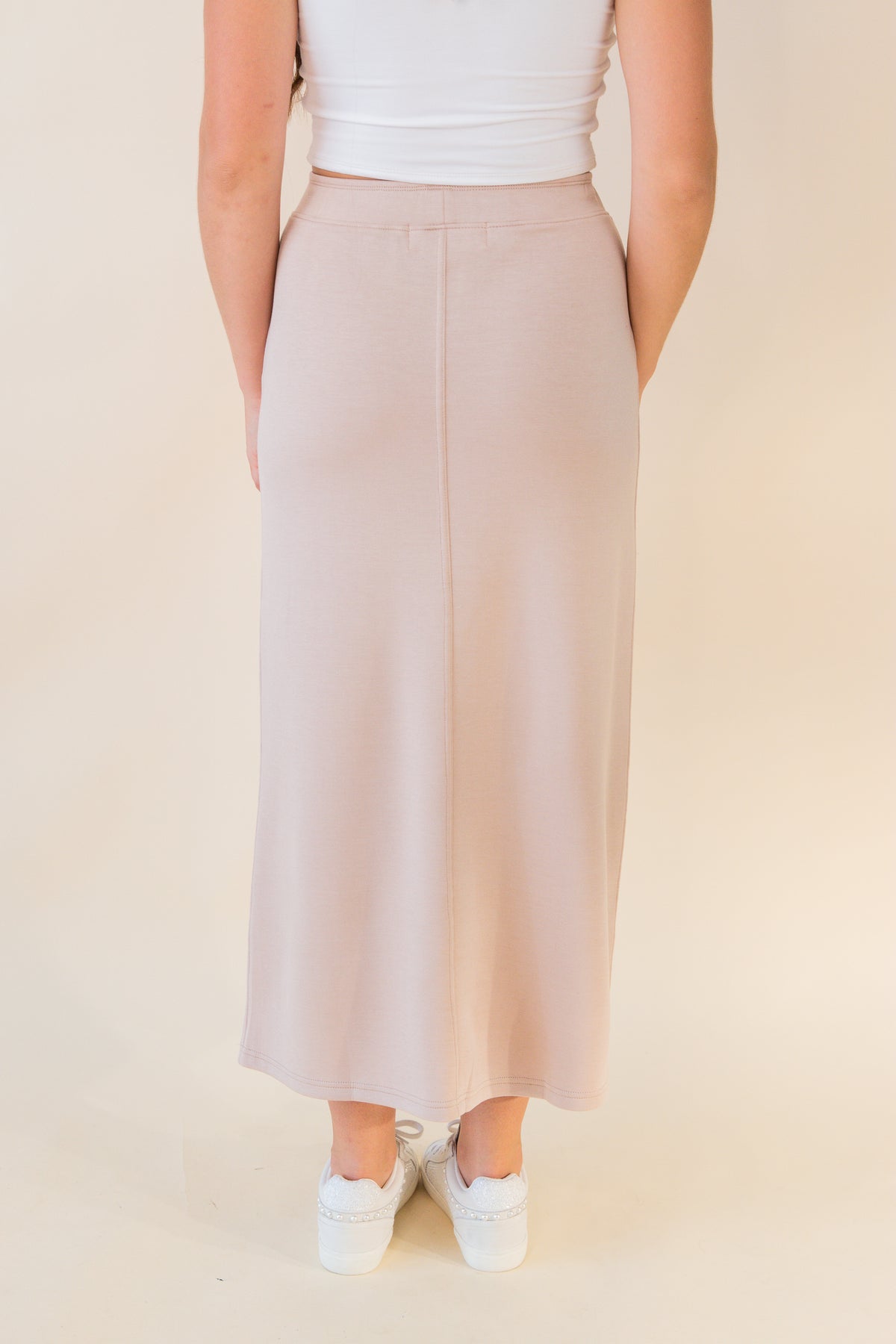 Cloud Fleece Maxi Skirt