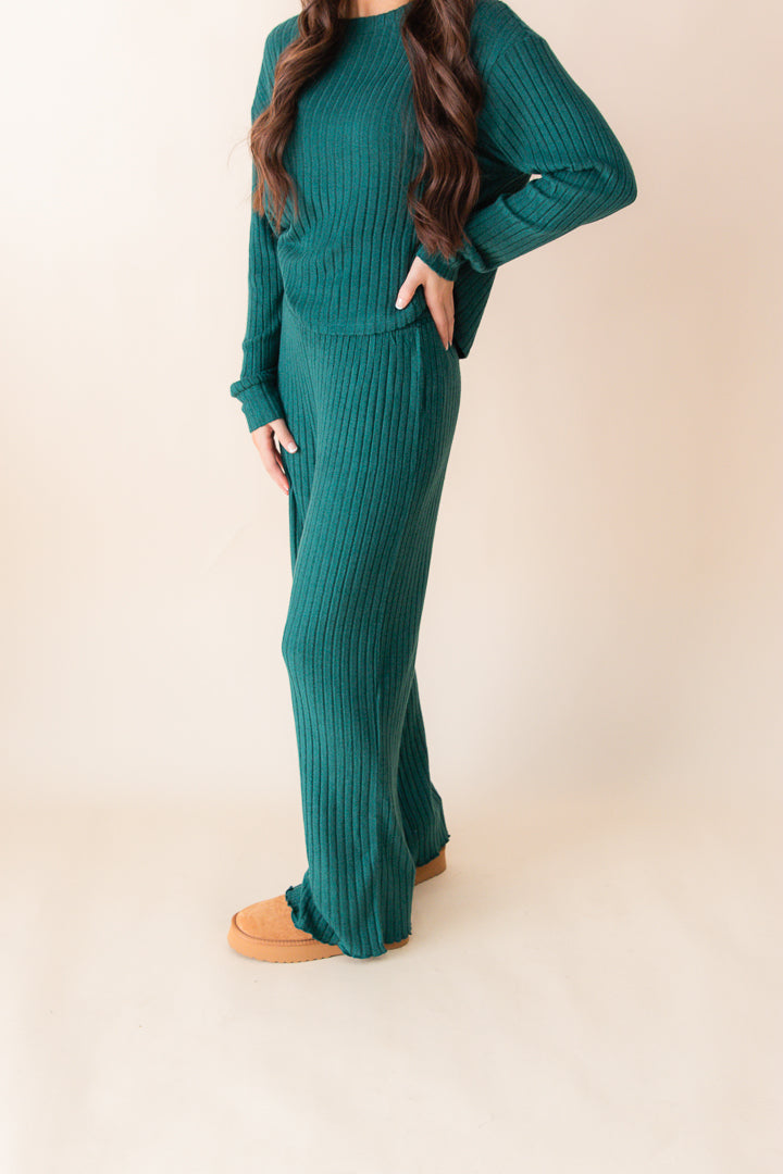 Dawn Smocked Rib Pant