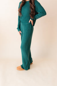 Dawn Smocked Rib Pant