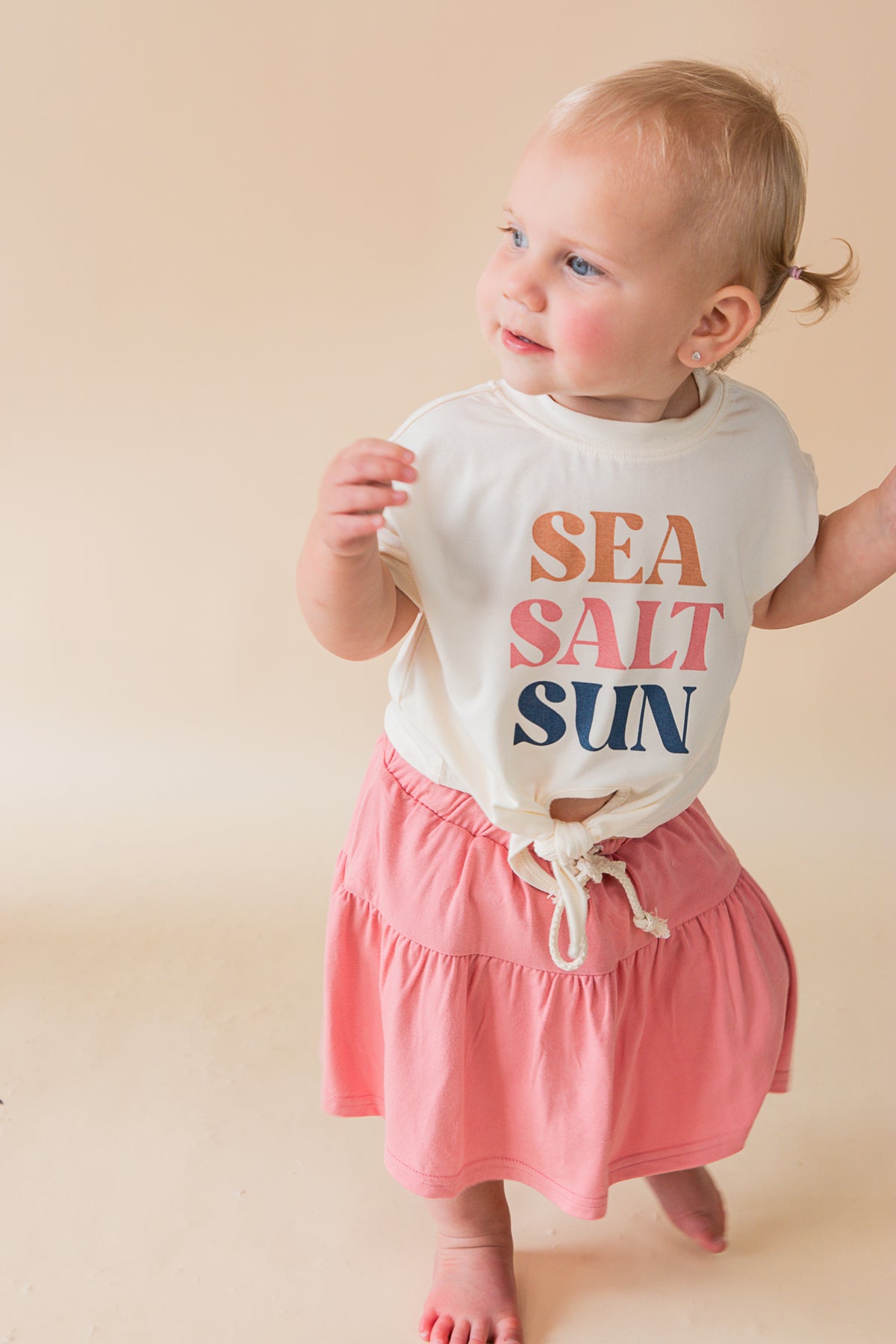 Girl's Tie Front Shirt