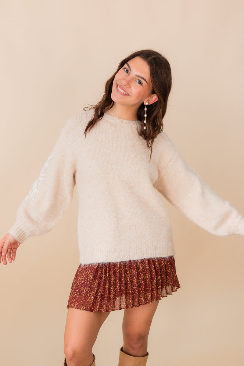 Tinsley Hand Embroidered Sweater