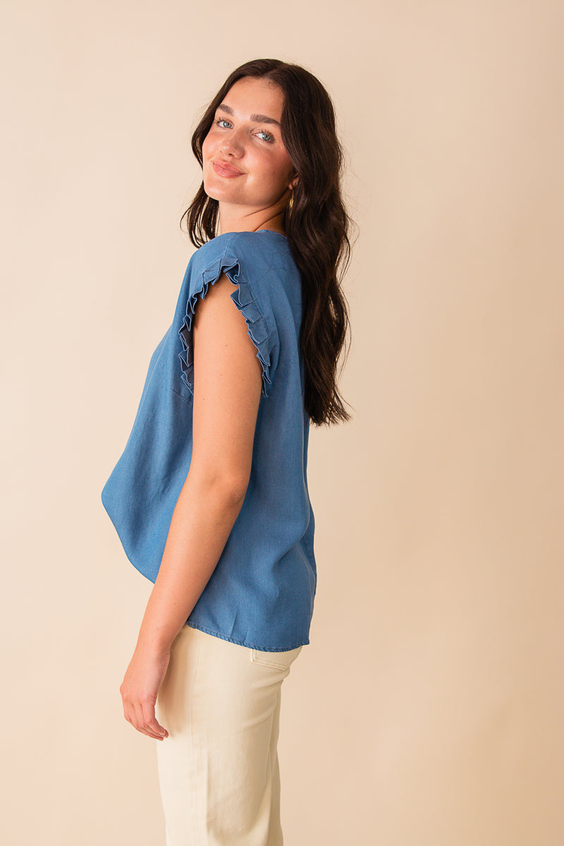Tencel Dolman Sleeve Top