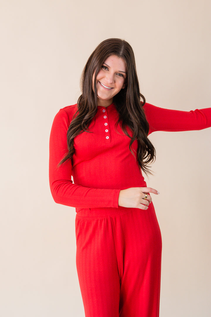 Holly Pointelle LS Top