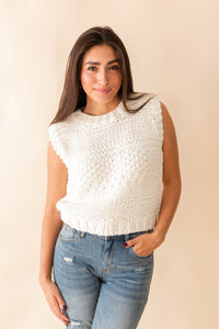 Isla Chunky Knit Sweater Vest