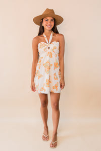 By The Beach Halter Neck Mini Dress