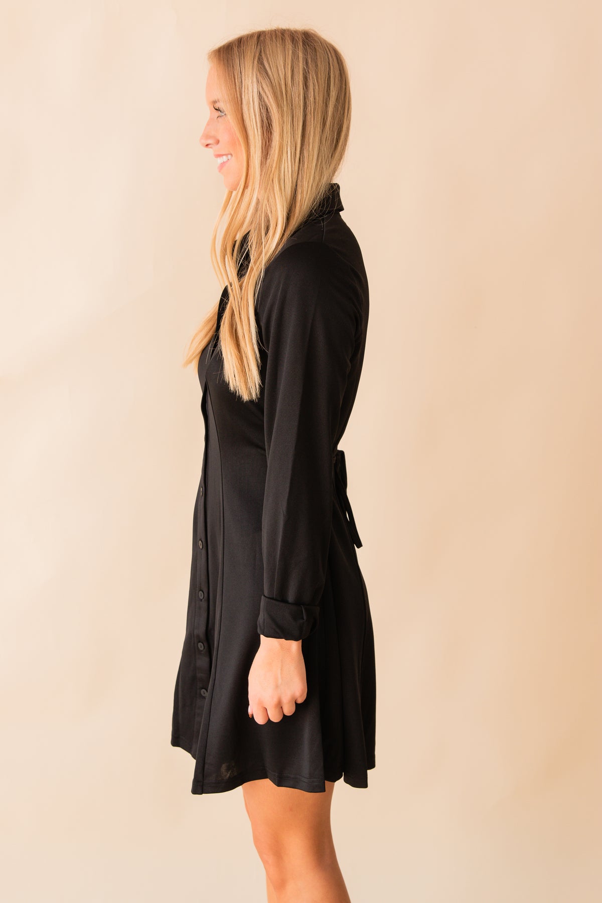 Full of Charm Flare Shirt Dress