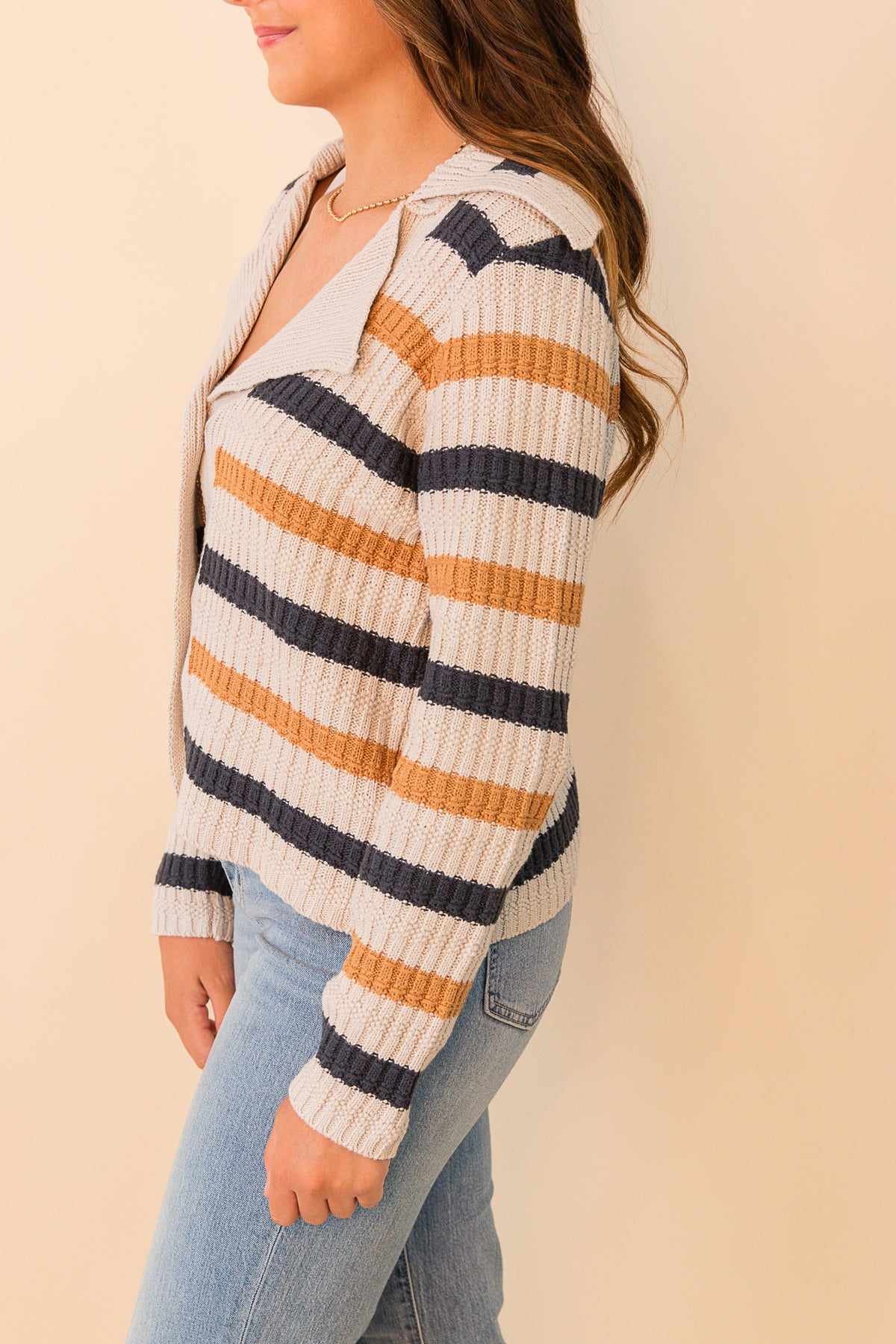 Coralie Stripe Cardigan