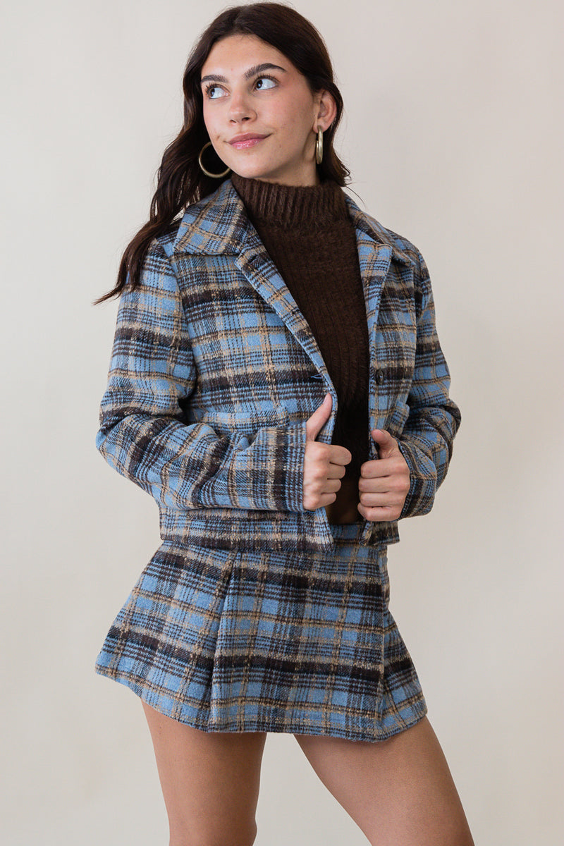 Teddie Plaid Jacket