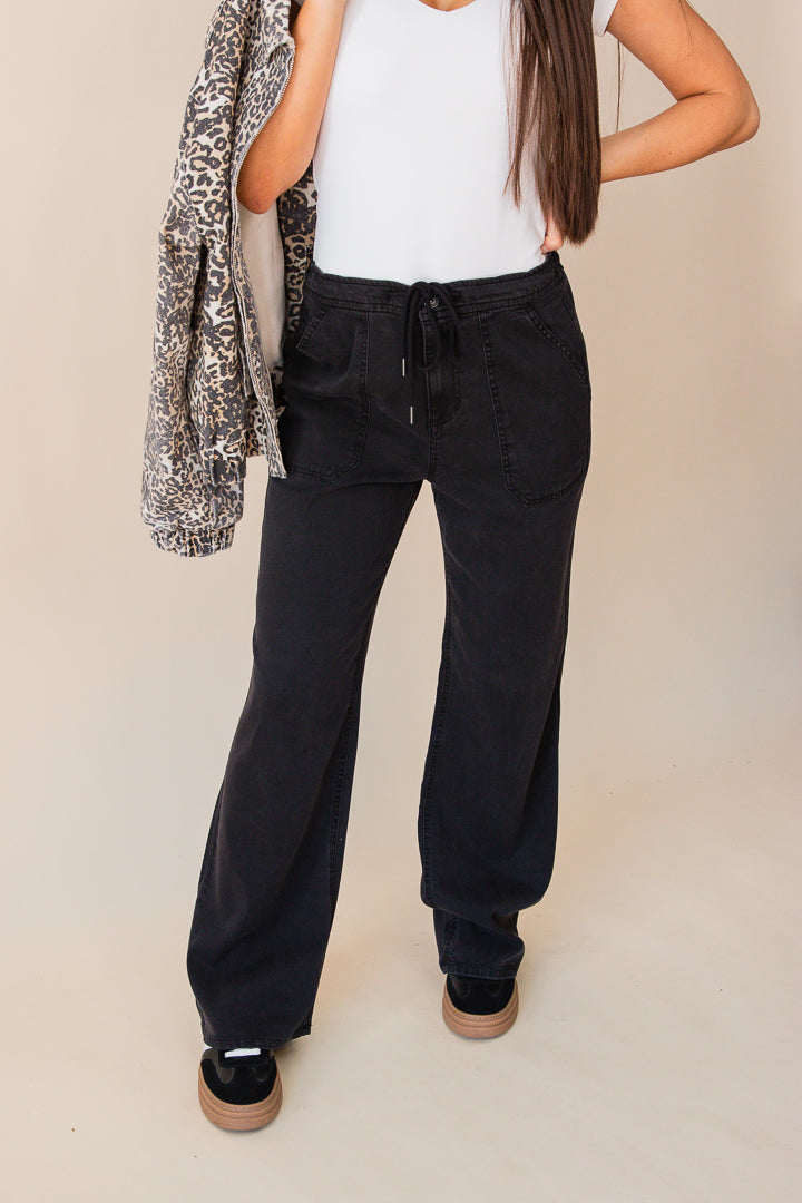 Bluffton Wide Leg Pull On Pant