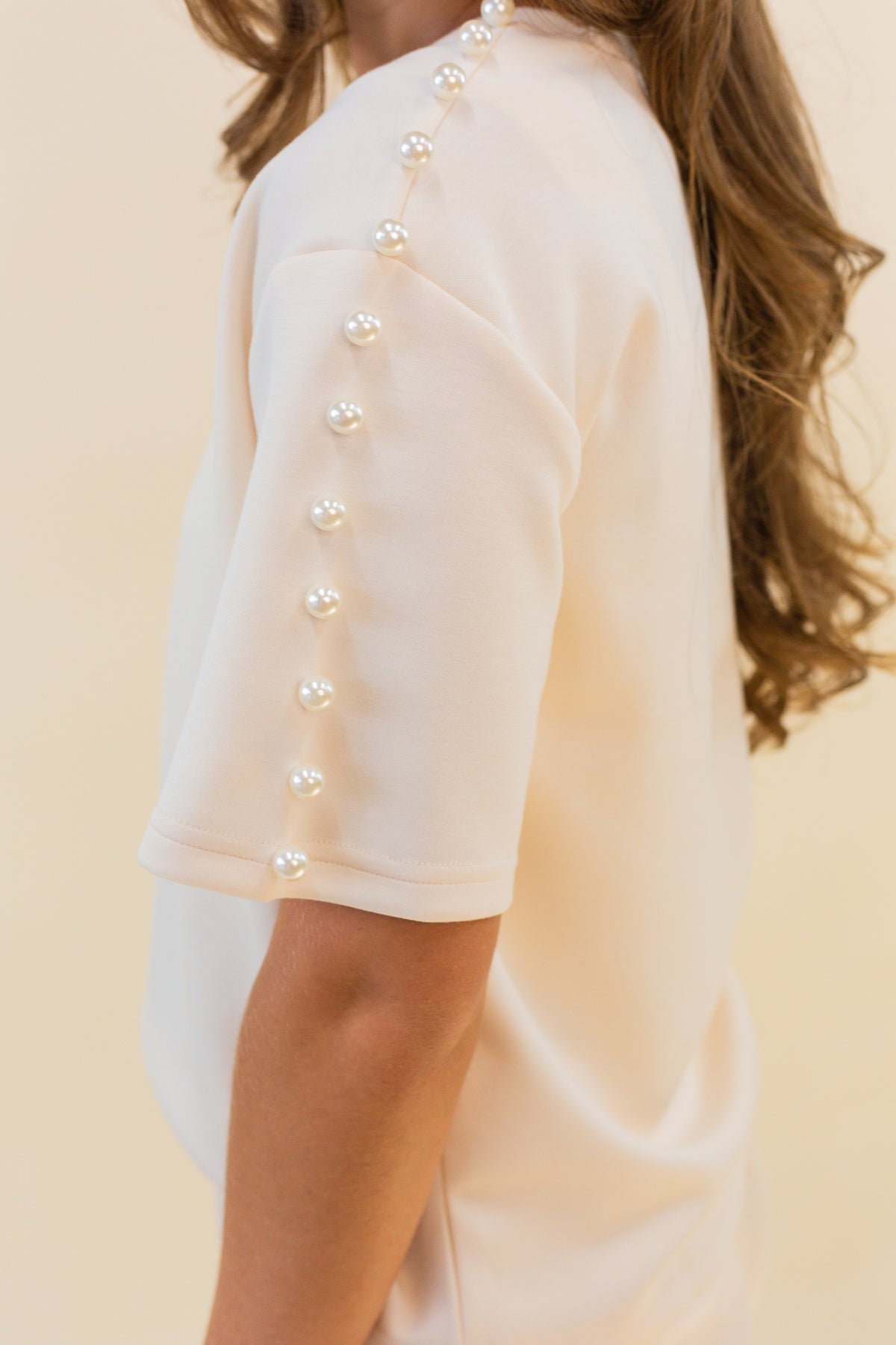 Maddox Lined Pearl Top