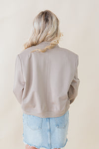 Camilla Bomber Jacket w/ Flap Pockets