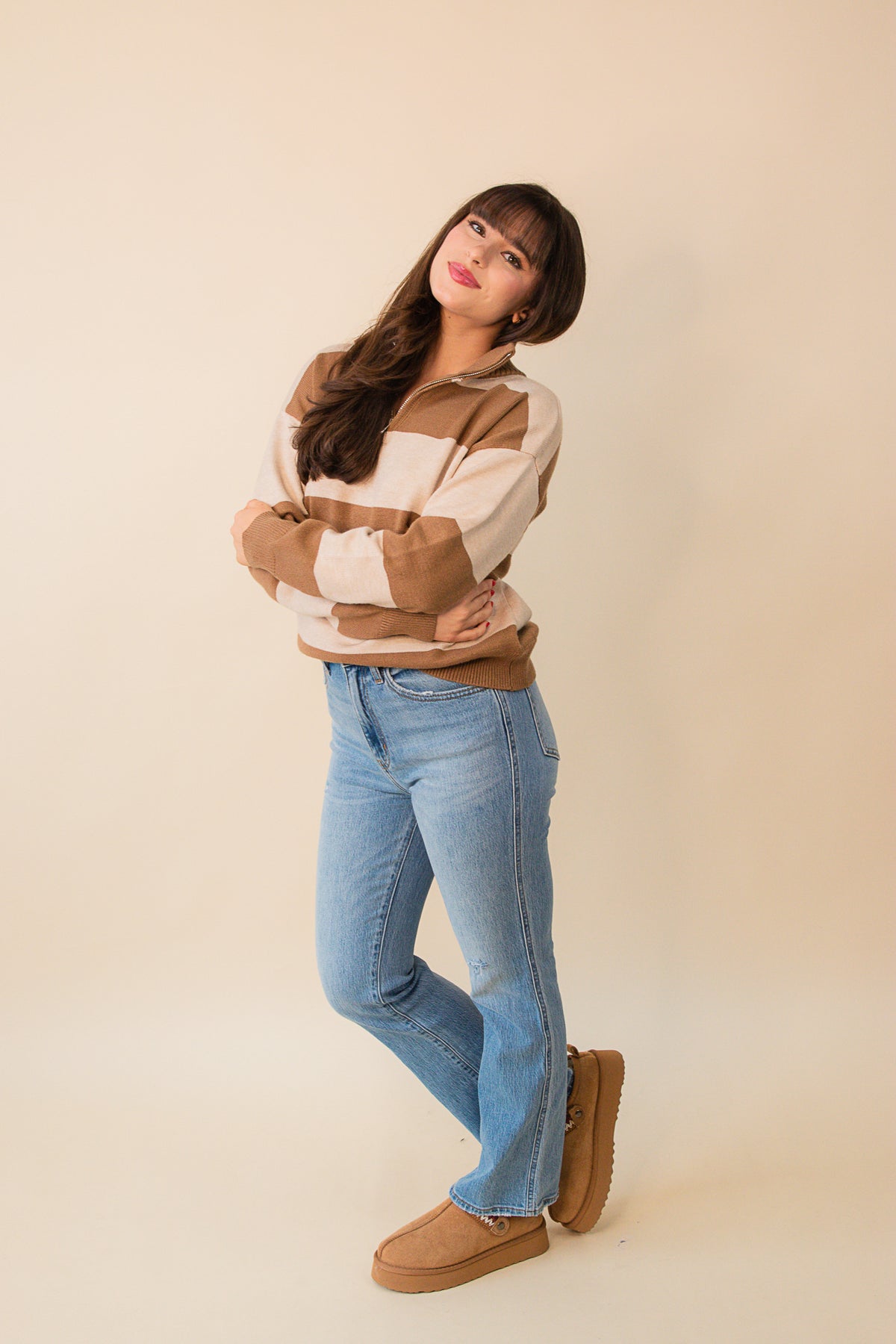 Juno Striped Sweater