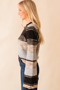 Millie Mixed Yarn Sweater