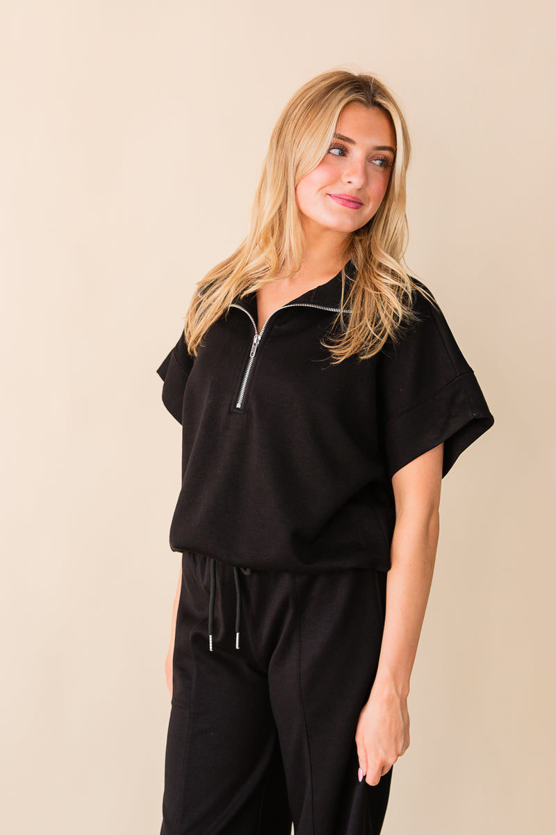 Josie Half Zip Sweatshirt