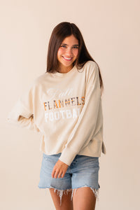 Fall, Flannels, Football Relaxed Sweatshirt