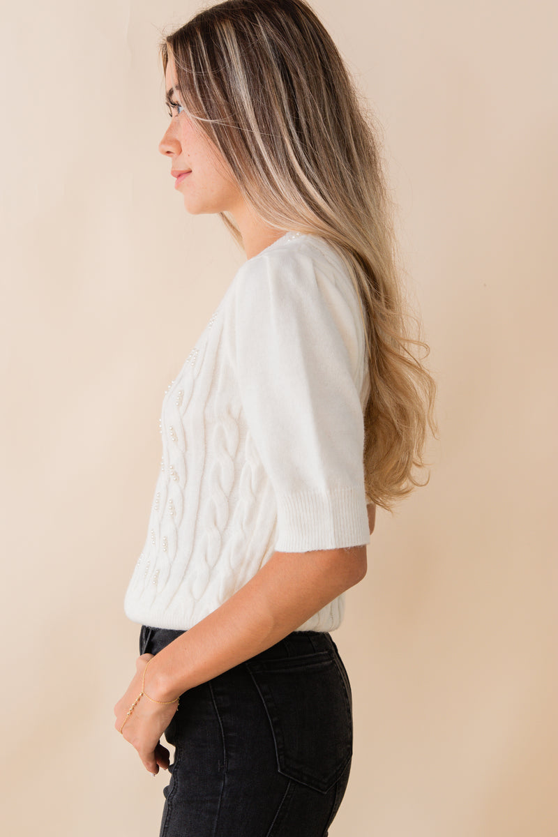 Lee Pearl Detail Top