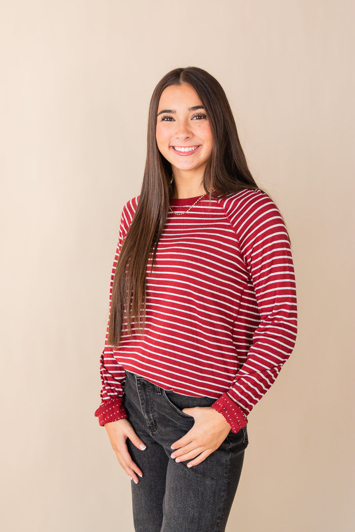 Frannie Reversible Long Sleeve Tee
