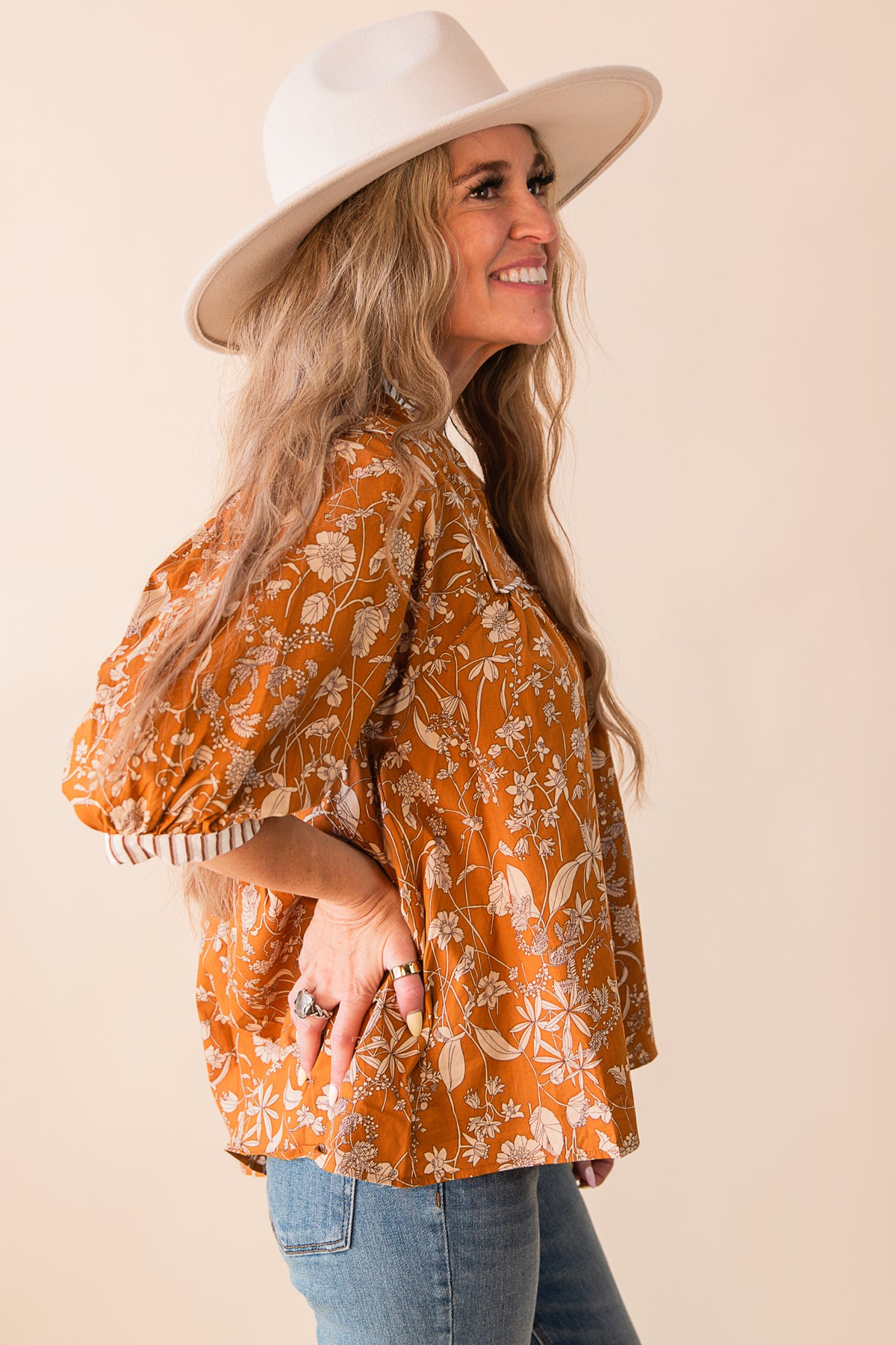 Liz Bubble Blouse