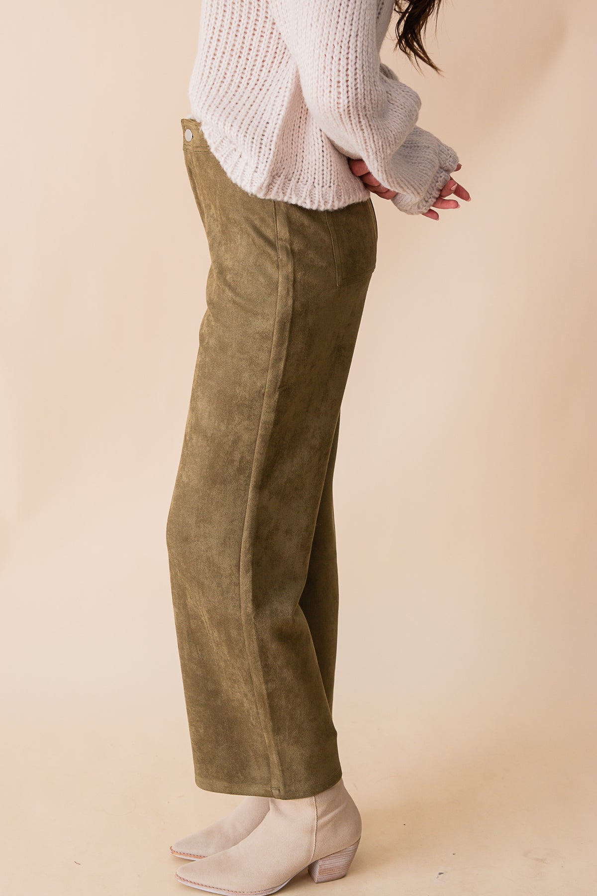 Tuscany Faux Suede Pants