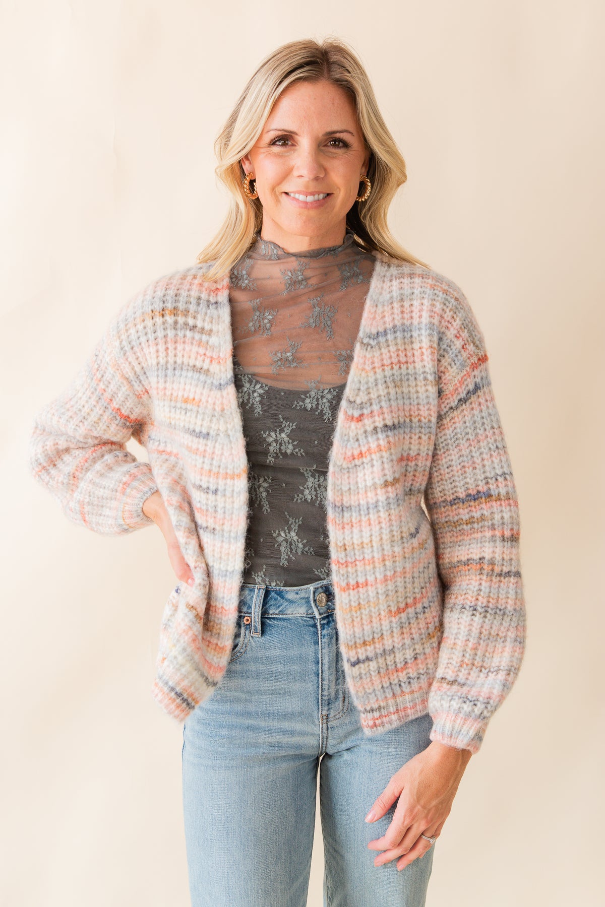 Dorset Balloon Sleeve Cardigan