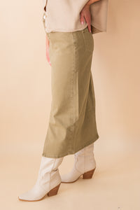 Amy Midi w/ Front Slit Skirt