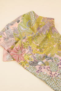 Scarvii Botanical Floral Square Scarf