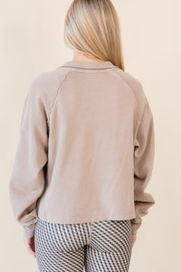 On The Run Half Zip Sweatshirt