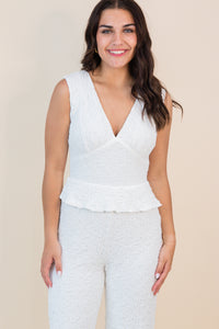 Wind Blows Knit Jumpsuit