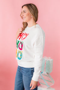 Ho Ho Ho Bows Classic Sweartshirt