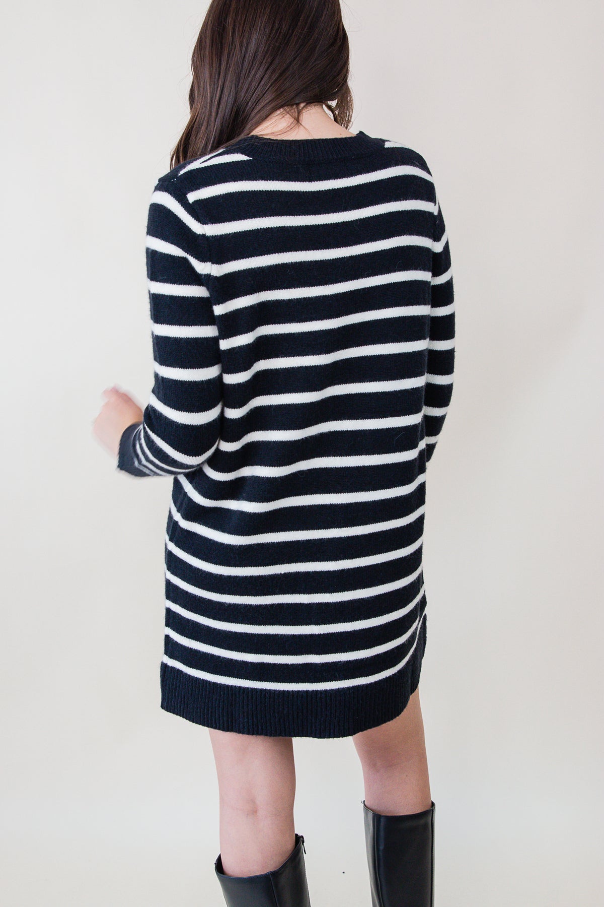 Sheri Striped Sweater Mini Dress