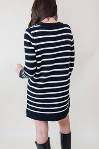 Sheri Striped Sweater Mini Dress