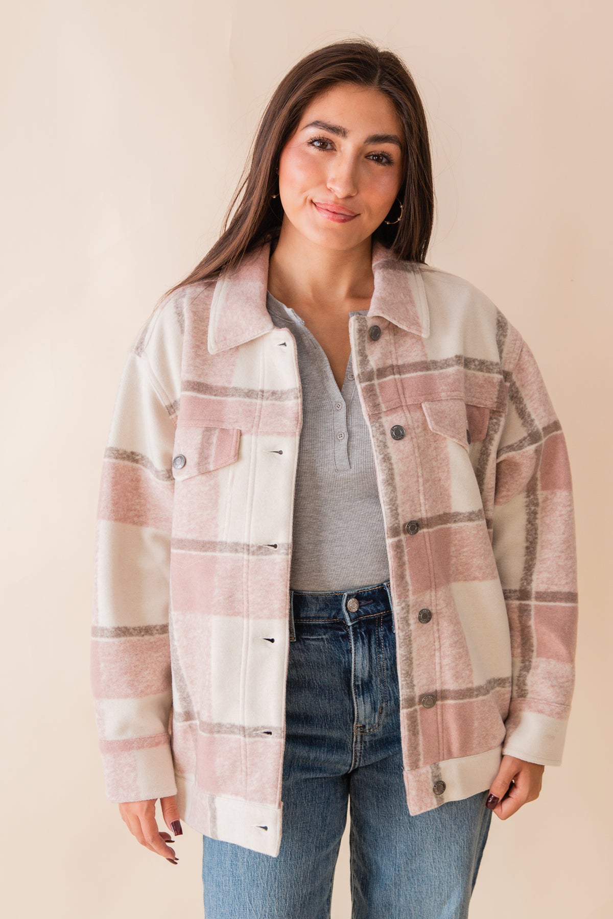 Preston Knit Plaid Jacket