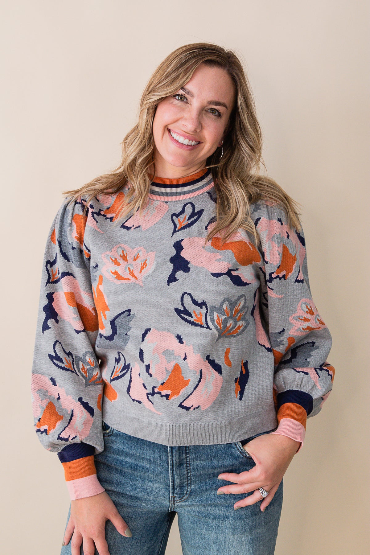 Mcgraw Printed Sweater