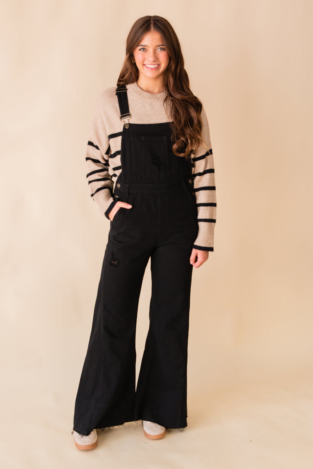 Milly Wide Leg Denim Overall