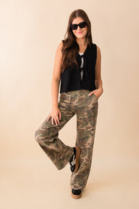 Far Out PatchPocket High Rise Wide Leg