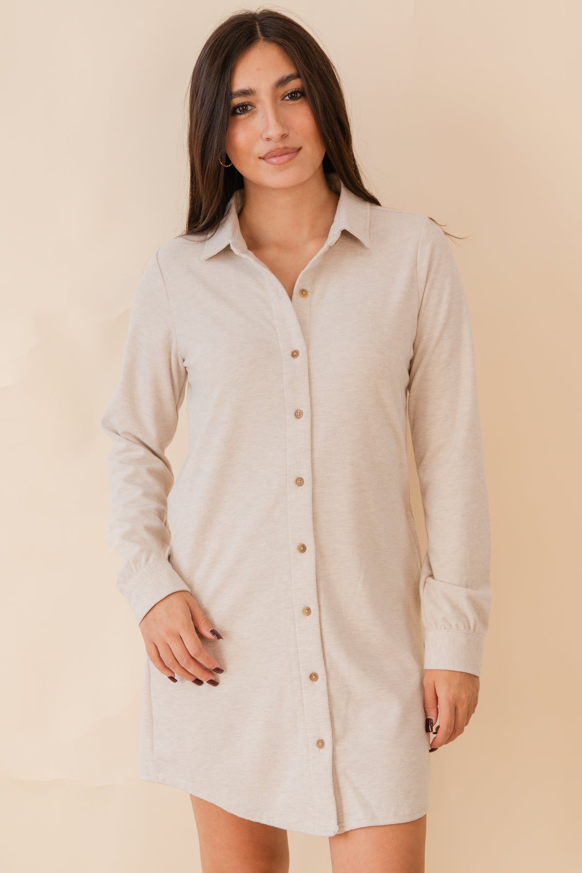 Timpas Knit Flannel Dress