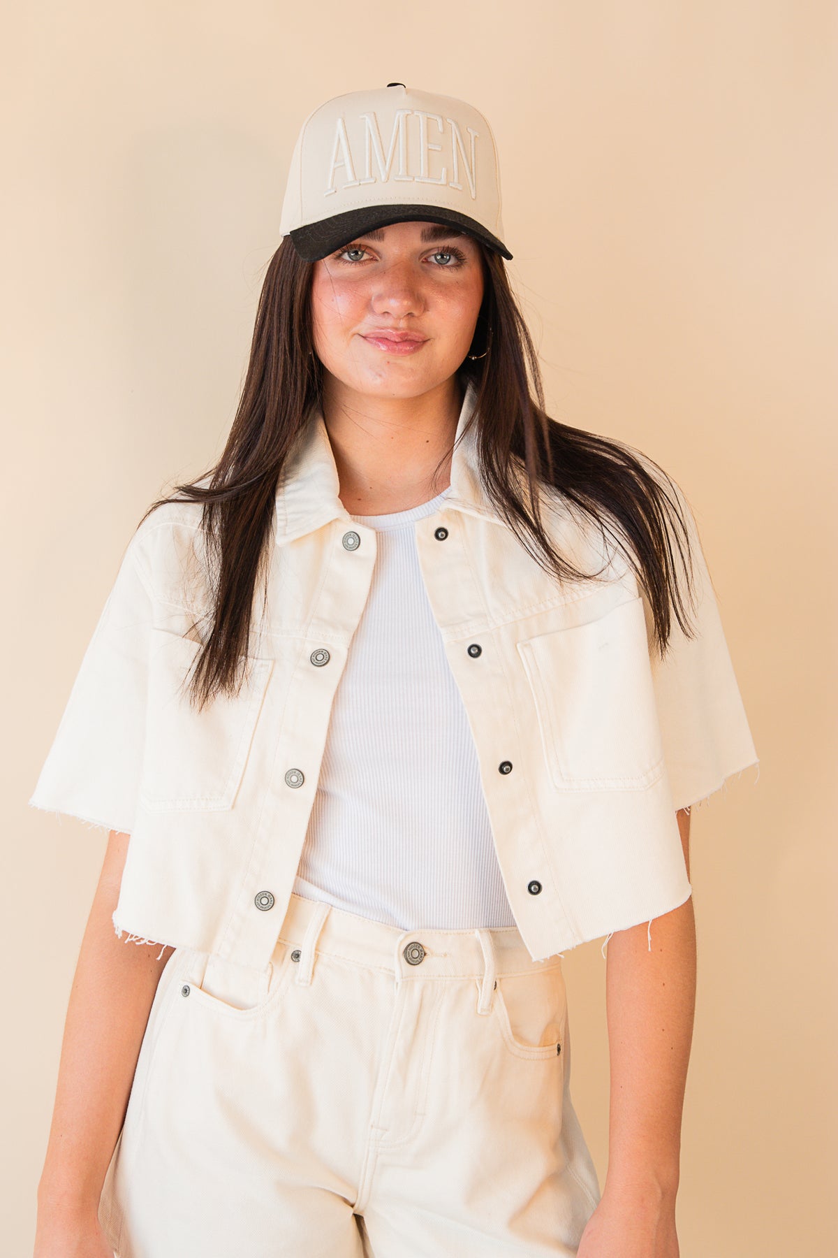 Roxi Boxi Cropped Shirt