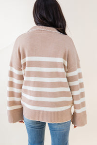 Amalie Striped Pullover