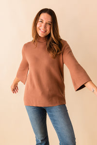 Allie Mock Neck Top
