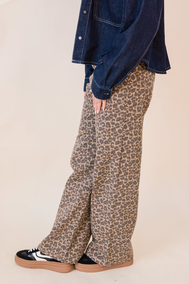 Mandy Leopard Pant