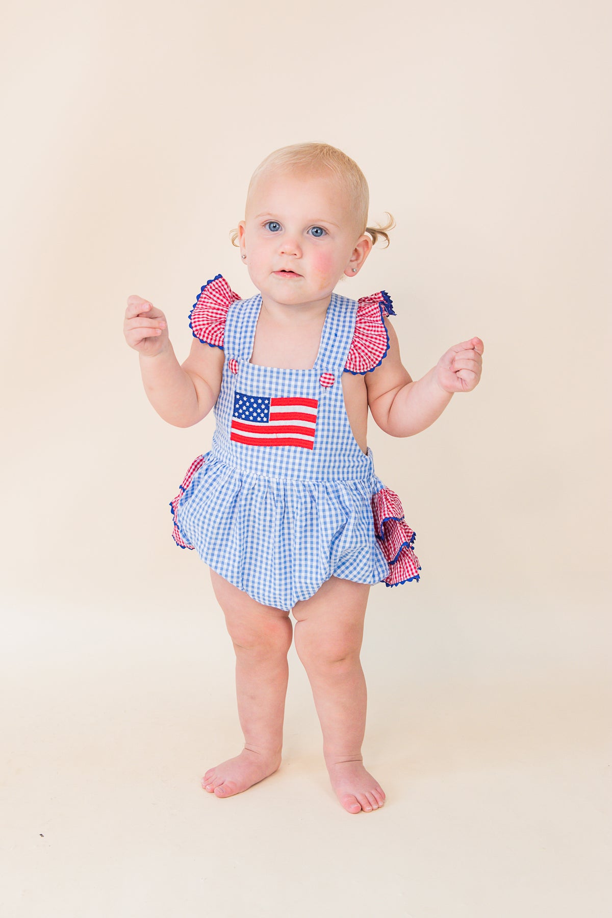 So American Ruffle Romper