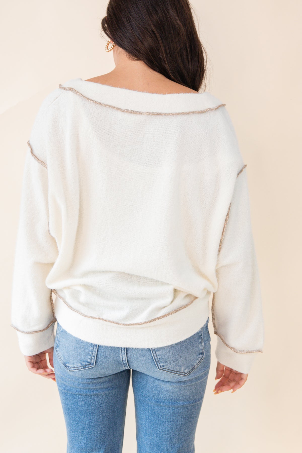 Julianna V-Neck Long Sleeve Top