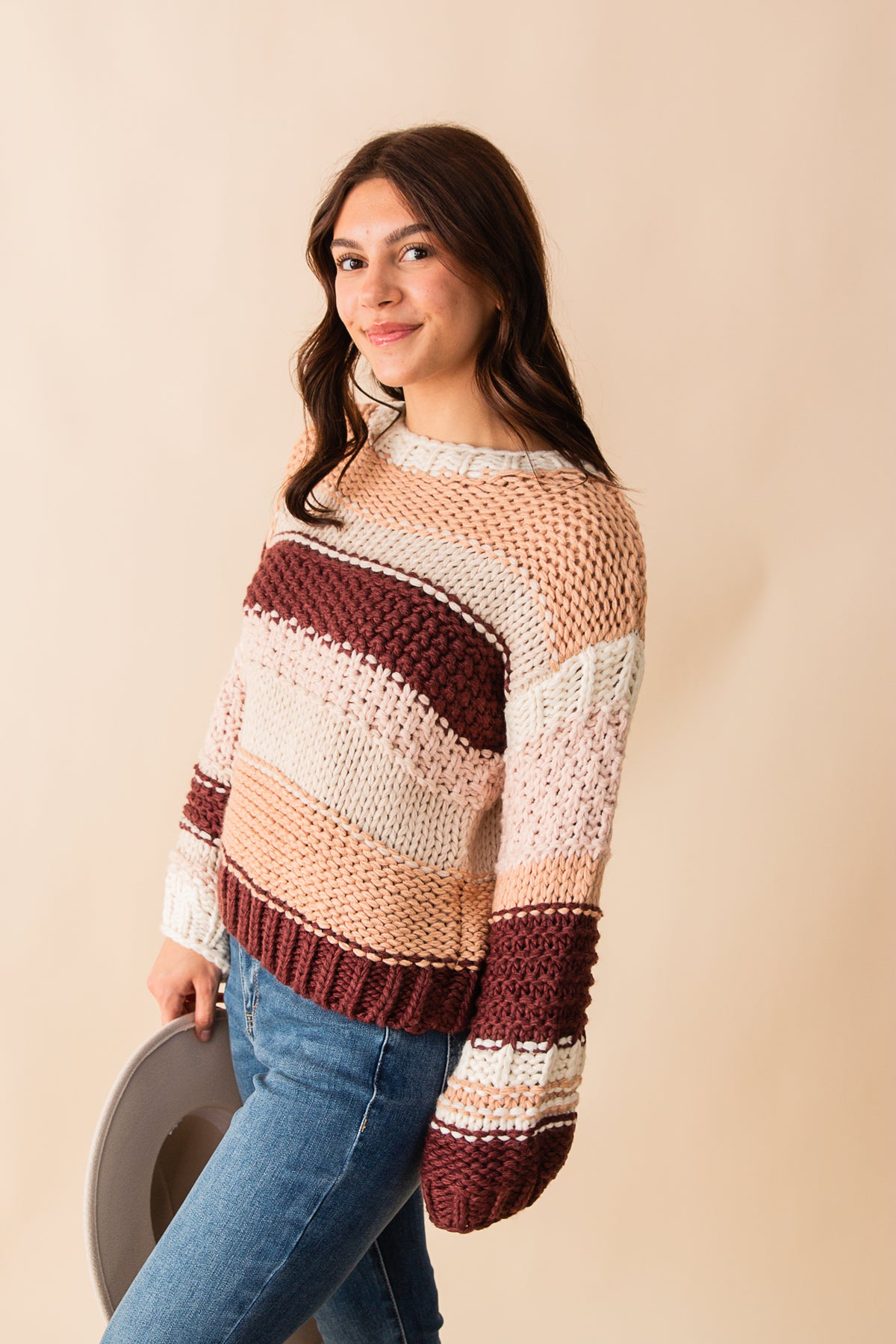 Butter Pecan Chunky Sweater