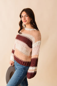 Butter Pecan Chunky Sweater