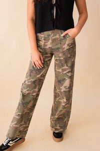Far Out PatchPocket High Rise Wide Leg