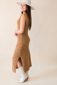 Wandering Intricate Knit Dress