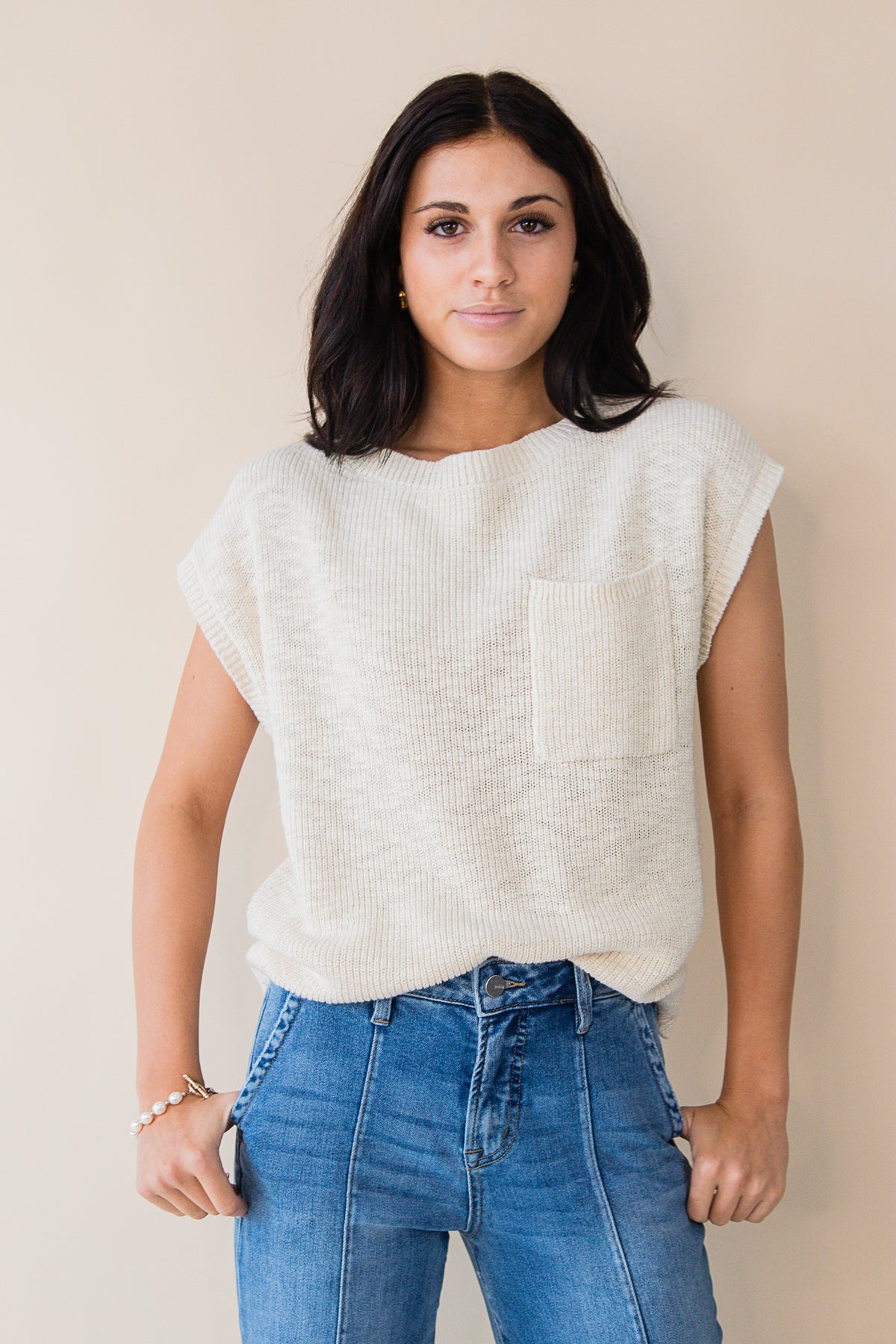On Time Woven Top