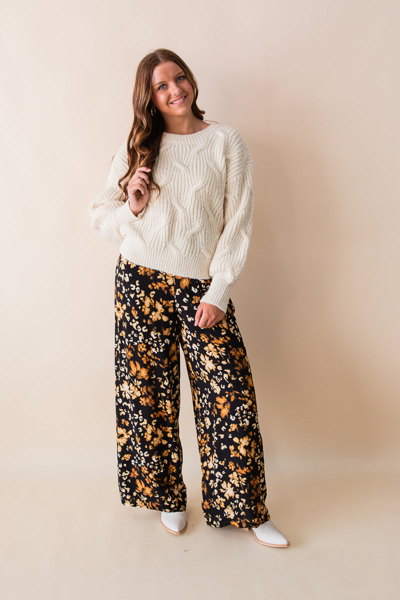 Go Forth New Cable Knit Sweater