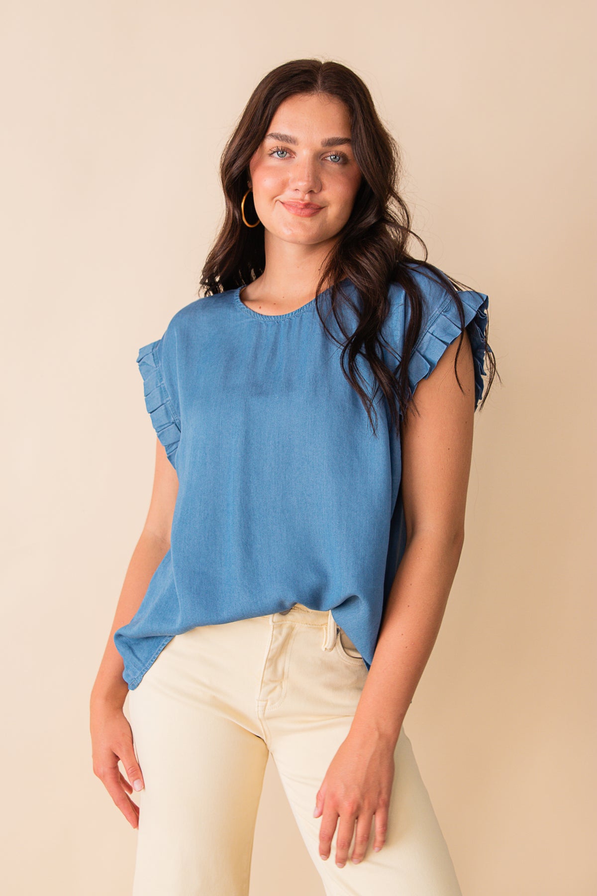 Tencel Dolman Sleeve Top